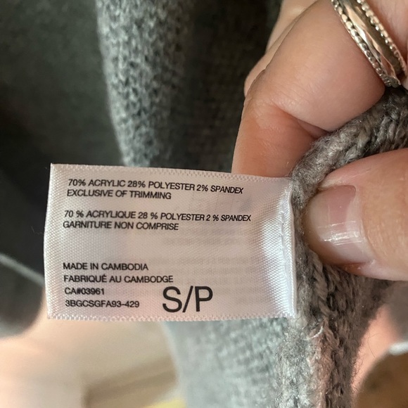 Grey plaid shacket - Picture 3 of 7